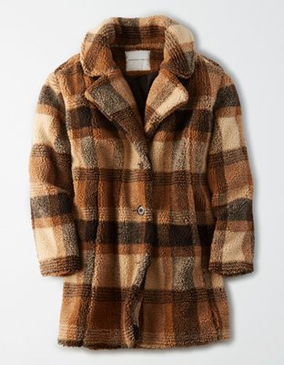 american eagle faux sherpa jacket