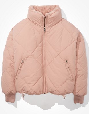 Женские куртки American Eagle AE Reversible Quilted Puffer Jacket — фото 3