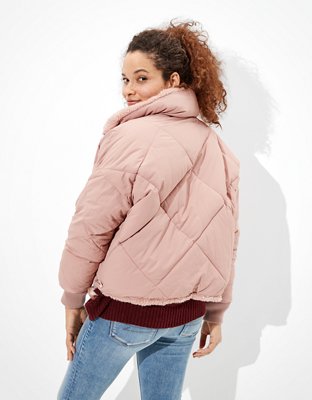 Женские куртки American Eagle AE Reversible Quilted Puffer Jacket — фото 2