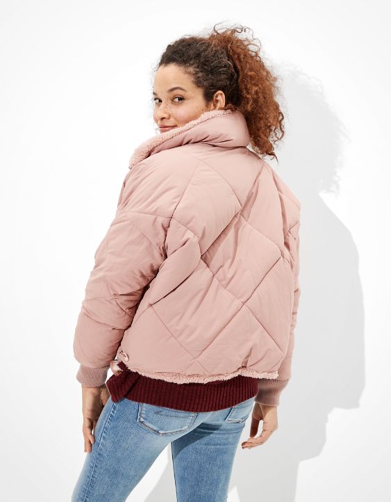 AE Reversible Quilted Puffer Jacket