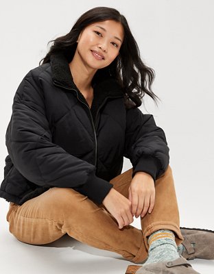 Женские куртки American Eagle AE Reversible Chill Puffer — фото 6