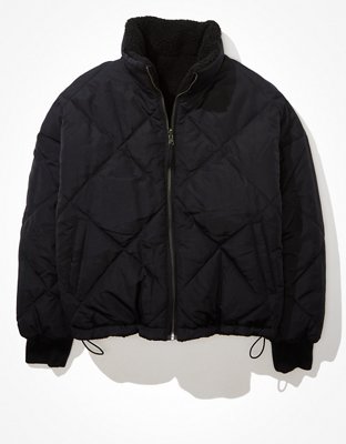 Женские куртки American Eagle AE Reversible Chill Puffer — фото 3