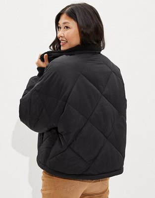 Женские куртки American Eagle AE Reversible Chill Puffer — фото 2