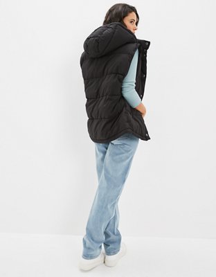 Женские жилеты American Eagle AE Oversized Puffer Vest — фото 2