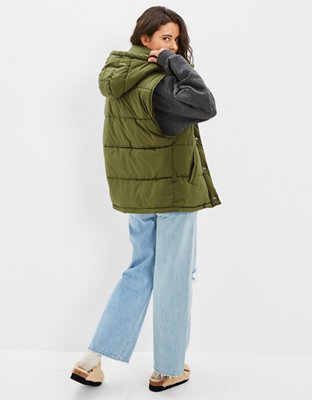 AE Oversized Puffer Vest