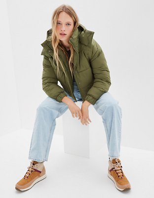 Женские куртки American Eagle AE Big Puffy Coat — фото 5
