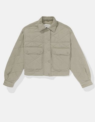 Женские куртки American Eagle AE Quilted Oversized Jacket — фото 3