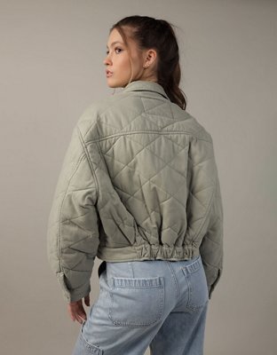 Женские куртки American Eagle AE Quilted Oversized Jacket — фото 2