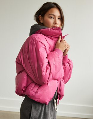 AE Cropped Puffer Vest