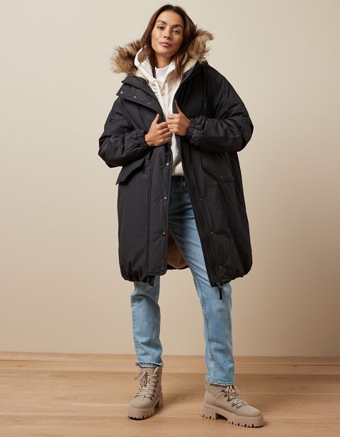 Женские куртки American Eagle AE Long Hooded Parka