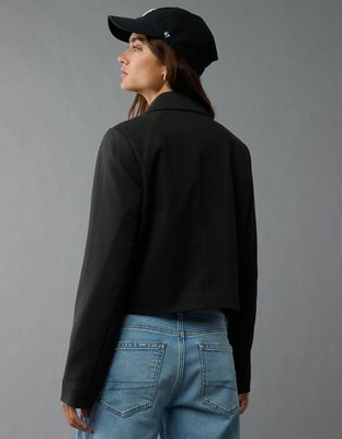 Женские пиджаки American Eagle AE Cropped Blazer — фото 5