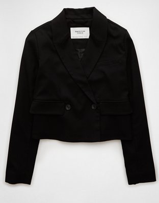 Женские пиджаки American Eagle AE Cropped Blazer — фото 3