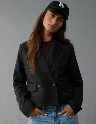 Женские пиджаки American Eagle AE Cropped Blazer — фото 2