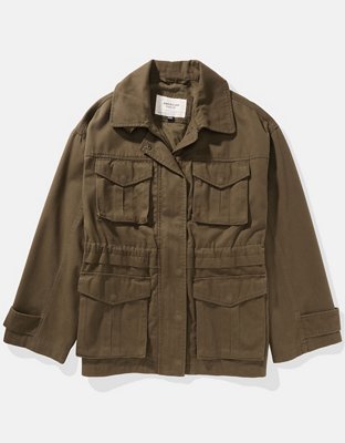 AE Cotton Military Jacket | American Eagle