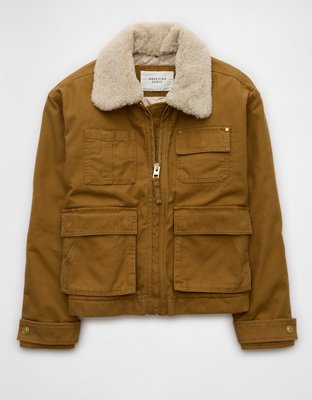 AE Corduroy Oversized Bomber Jacket