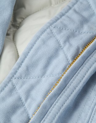 Женские куртки American Eagle AE Canvas Bomber Jacket — фото 7