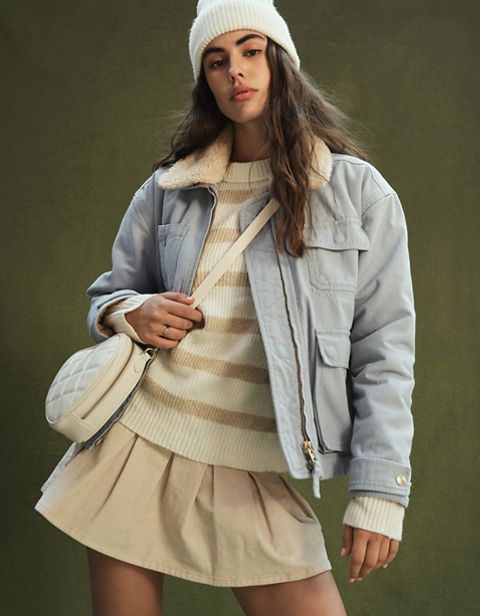 Женские куртки American Eagle AE Canvas Bomber Jacket