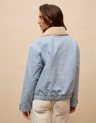 Женские куртки American Eagle AE Canvas Bomber Jacket — фото 3