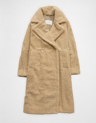 AE Long Teddy Coat