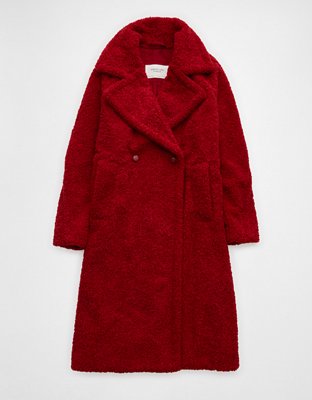 AE Long Teddy Coat