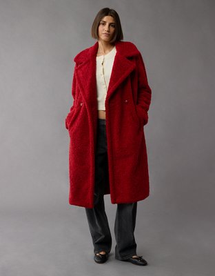 AE Long Teddy Coat