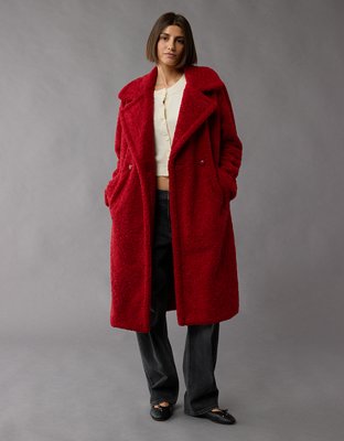 AE Long Teddy Coat