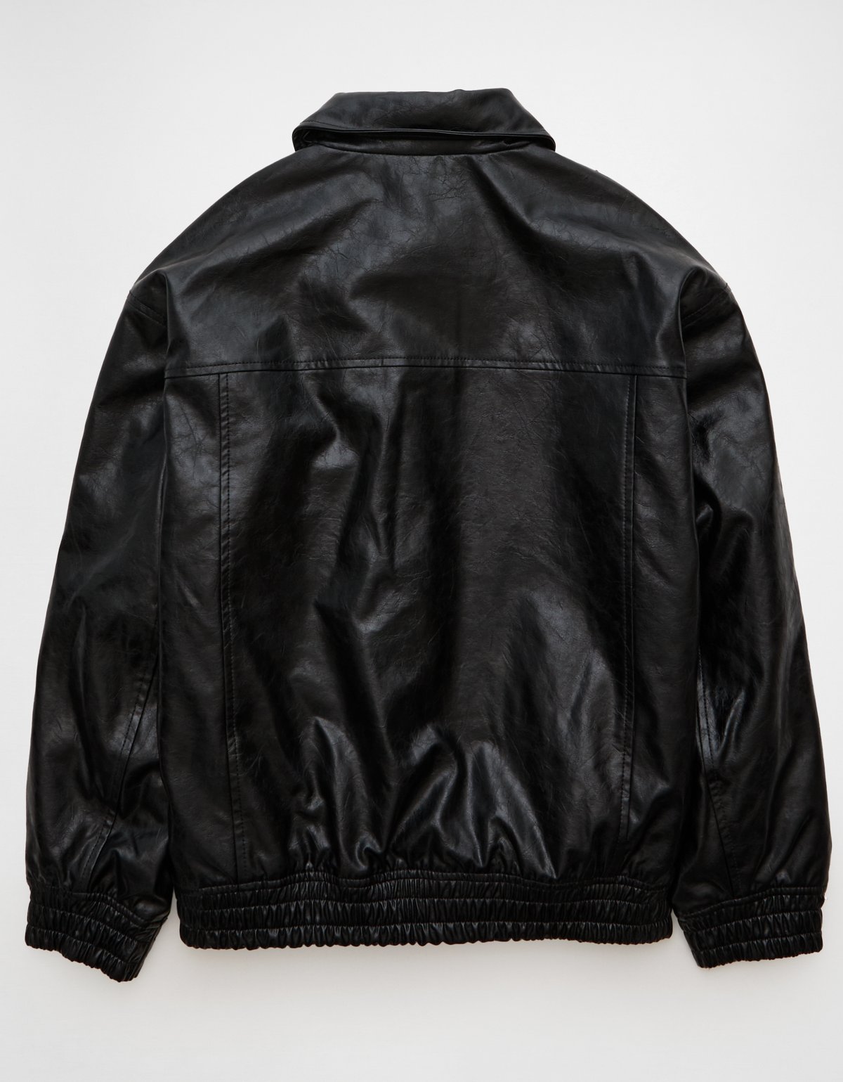 AE Oversized Vegan Leather Bomber Jacket - image 4