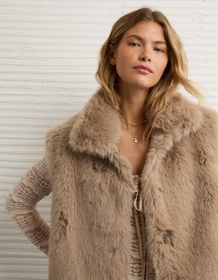 AE Faux Fur Vest