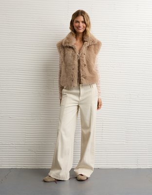 AE Faux Fur Vest | American Eagle
