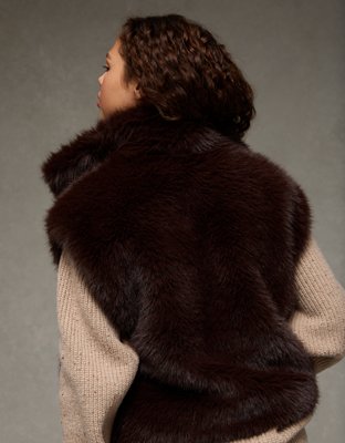 AE Faux Fur Vest AE
