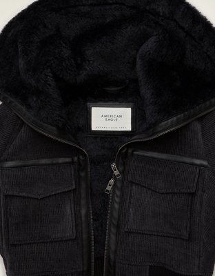 AE Shrunken Corduroy Bomber Jacket