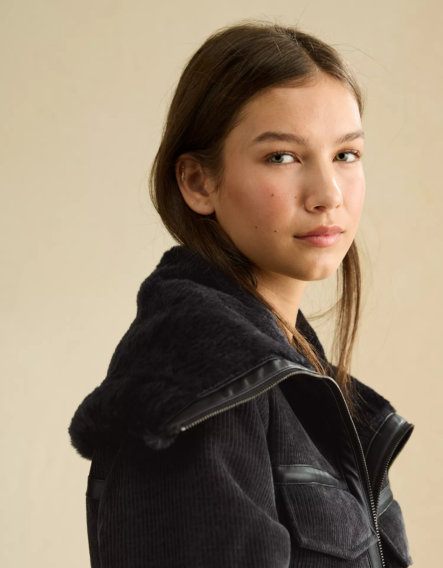 AE Shrunken Corduroy Bomber Jacket - thumbnail 7