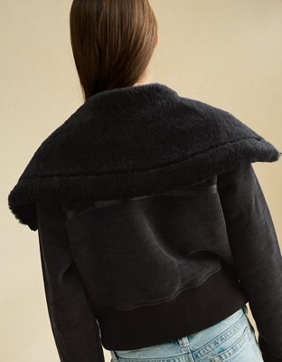 AE Shrunken Corduroy Bomber Jacket