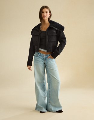 AE Shrunken Corduroy Bomber Jacket