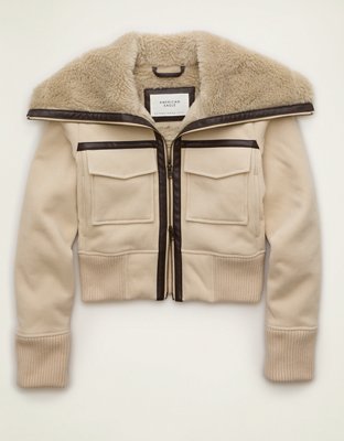 AE Shrunken Corduroy Bomber Jacket