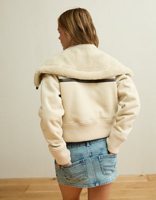 AE Shrunken Corduroy Bomber Jacket