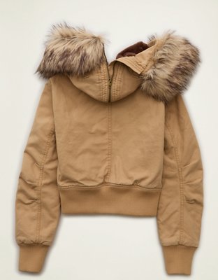 AE Cropped Aviator Jacket