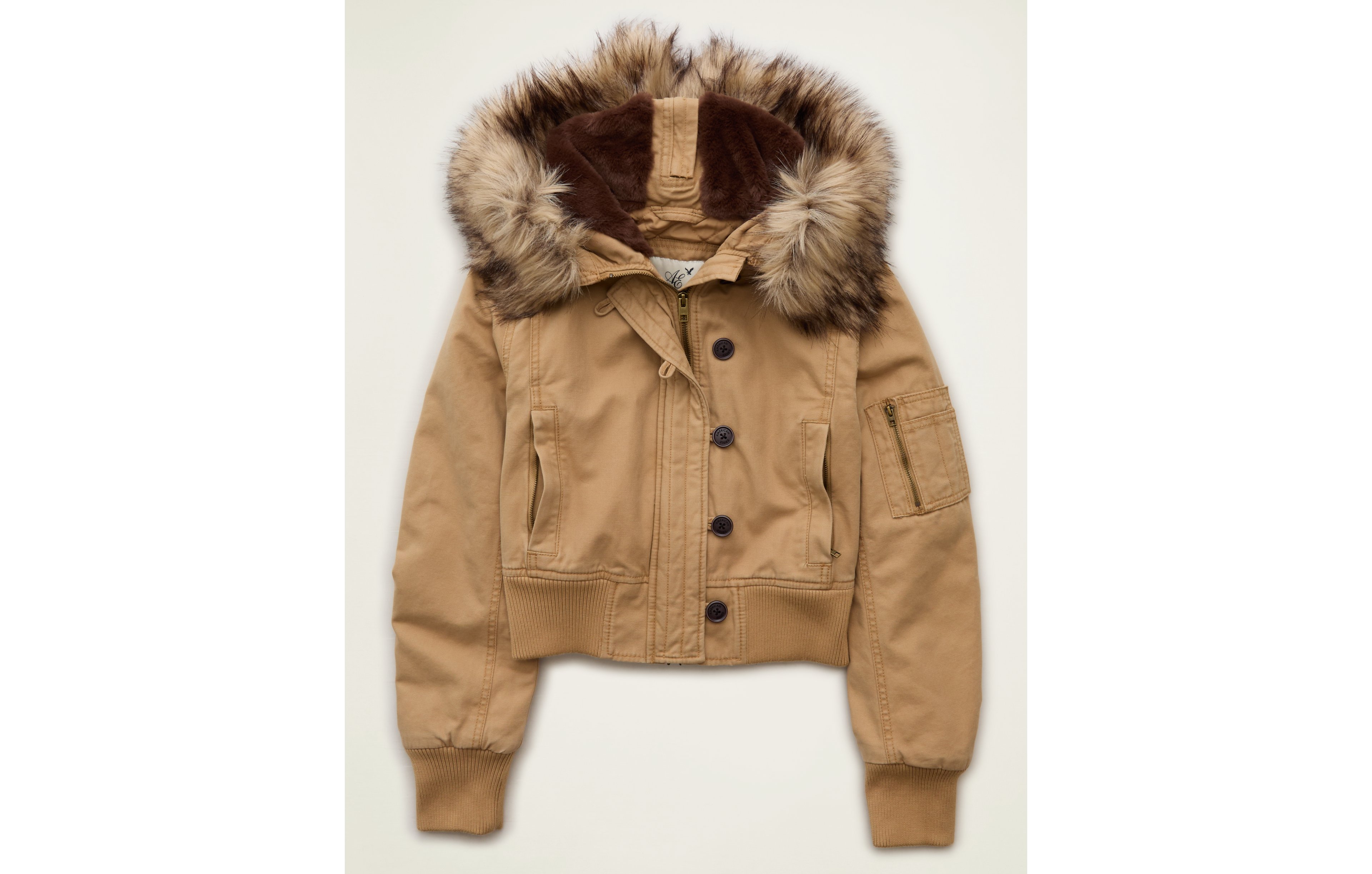 AE Cropped Aviator Jacket