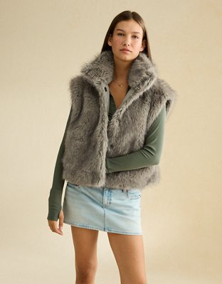 AE Faux Fur Vest