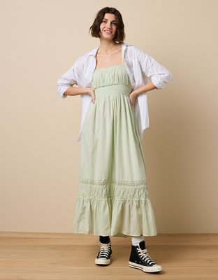 Aerie Smocked Midi Dress @ Best Price Online