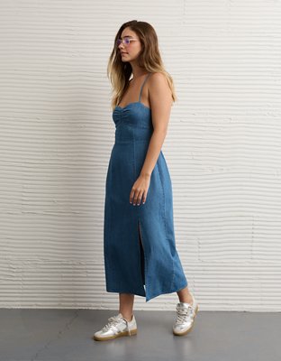 AE Catie Corset Column Midi Dress