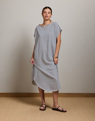 black white t shirt dress AE77 Cap-Sleeve Everyday T-Shirt Women's Navy M your new wardrobe staple!