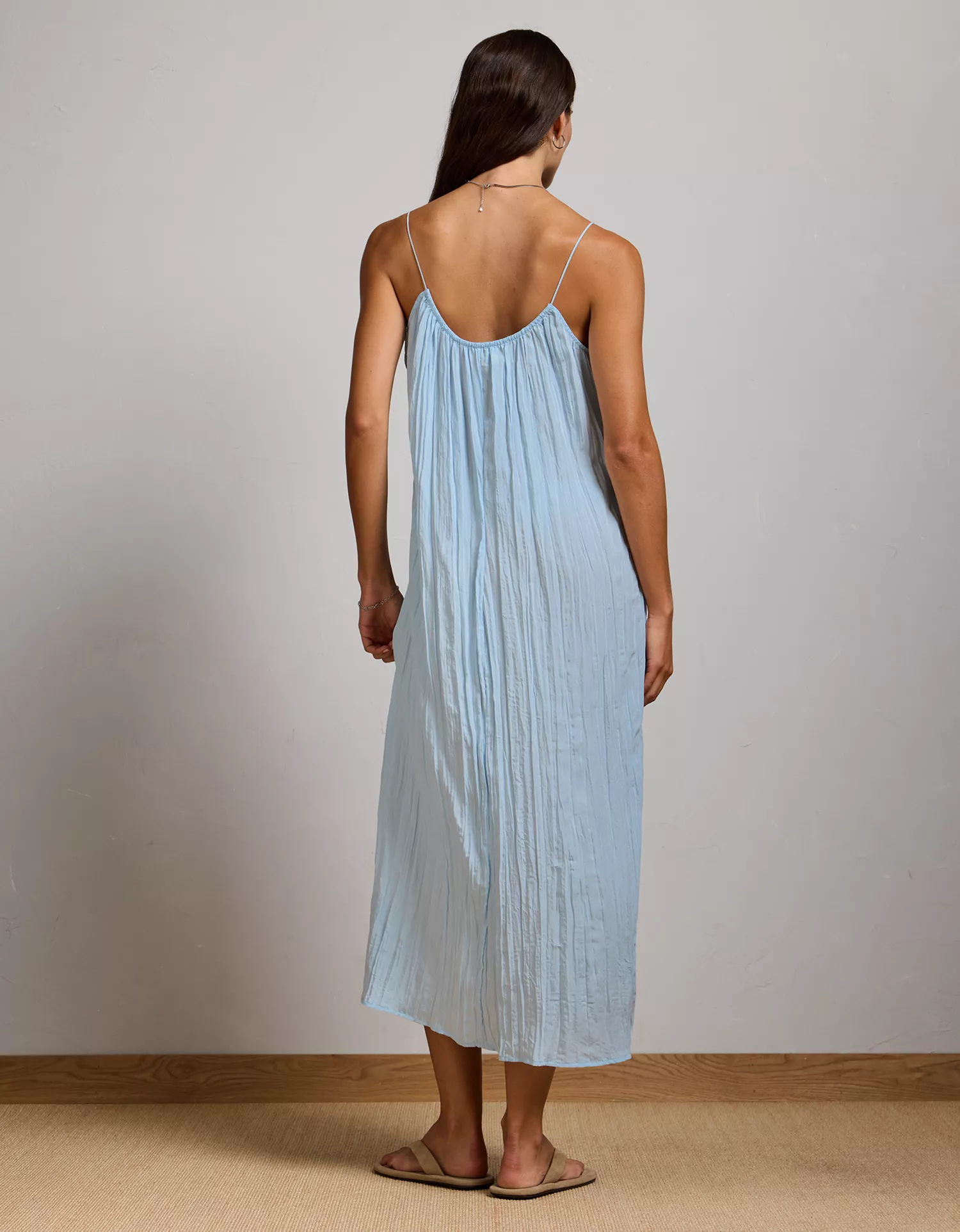AE77 Crinkle Cami Maxi Dress - thumbnail 2