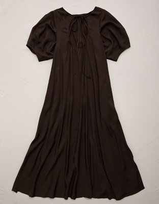 AE77 Open-Back Kaftan Midi Dress
