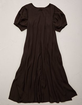 AE77 Open-Back Kaftan Midi Dress