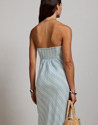 Peignoir tube en lin AE77