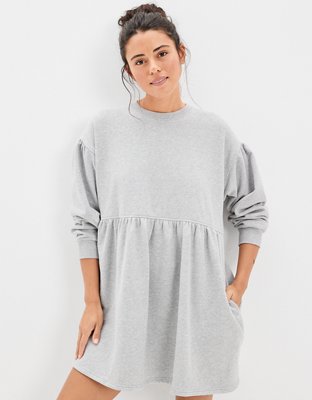 AE Cable Knit Sweater Mini Dress