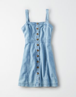 american eagle denim dress