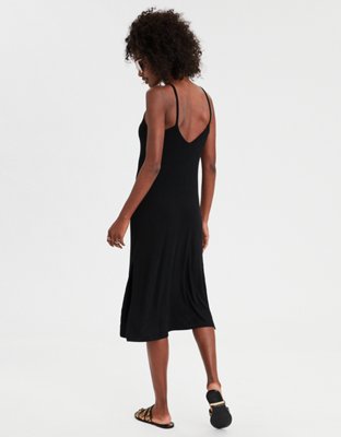 AE Knit Ribbed Midi Dress