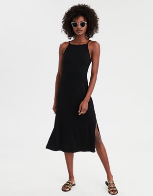 AE Knit Ribbed Midi Dress